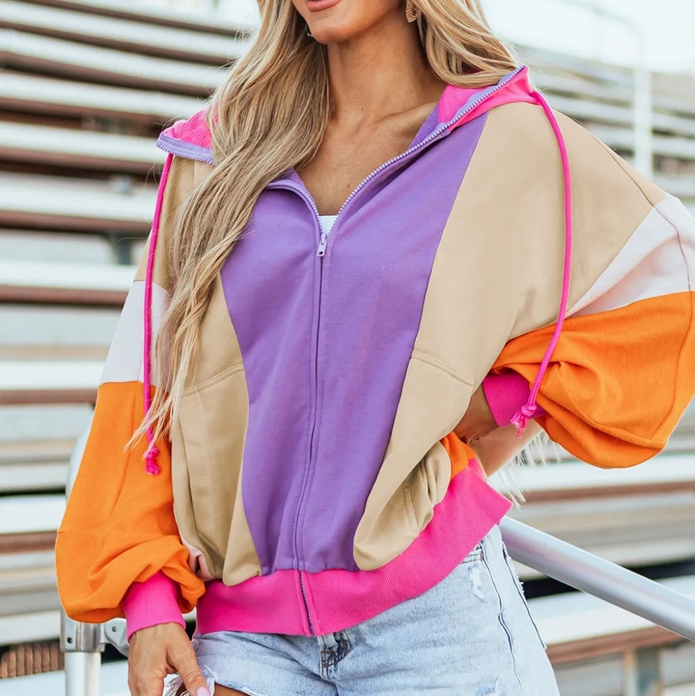 Madison Color Clash Hoodie - Picture 5 of 8
